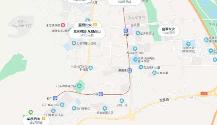 北京市两限房价格（限竞房）