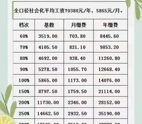 交养老保险交多少钱最划算（灵活就业养老保险）