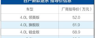 尼桑途乐报价（日产新款途乐上市）