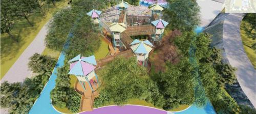 旋轉木馬游樂設備多少錢一臺（景區公園游樂設備歡樂島客戶案例之潮州慧如公園吉象主題樂園）