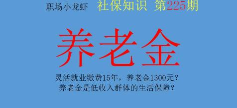 自己交社保一月多少钱（灵活就业缴费15年）