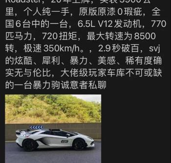 兰博基尼小牛多少钱（808万兰博基尼大牛SVJ自燃）