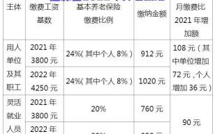 个人交保险一个月多少钱一个月（2022年）