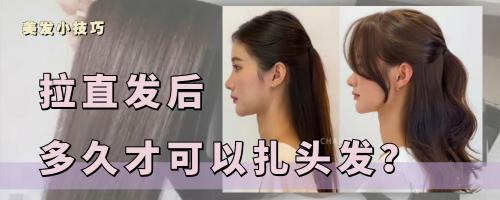 把头发拉直要多少钱（拉直发后第二天就扎起来）
