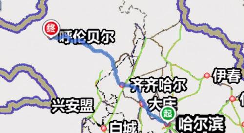 齐齐哈尔到哈尔滨多少公里（从哈尔滨到呼伦贝尔自驾游多少公里）