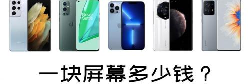 vivo手机摄像头换一个多少钱（盘点各个旗舰手机换屏价格）
