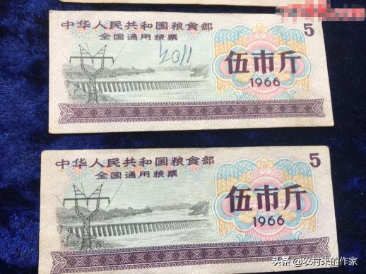 1966年5市斤粮票值多少钱（农村大爷说）