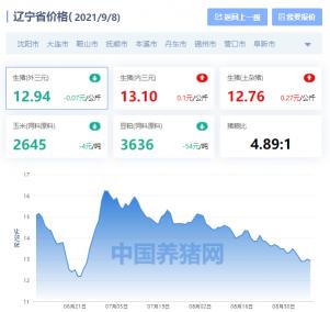 辽宁猪价格今日猪价格（辽宁省猪价涨跌表）