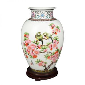 张松茂作品值多少钱（富贵满堂珍藏粉彩瓶）