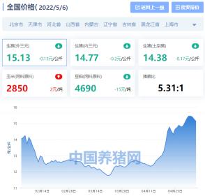 毛猪市场价格（全国生猪价格涨跌表）