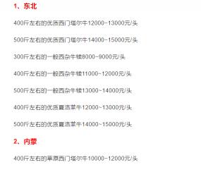 西门塔尔牛犊价格（最新牛价）