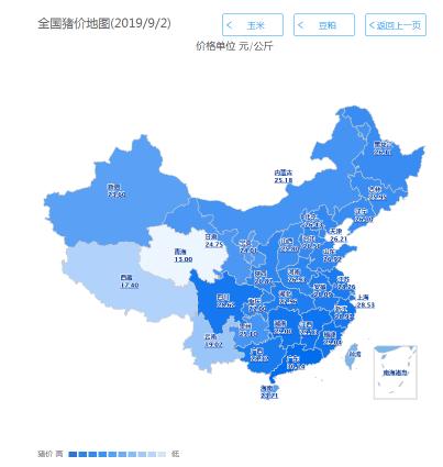 肇东生猪价格（2019年9月2日生猪价格行情）