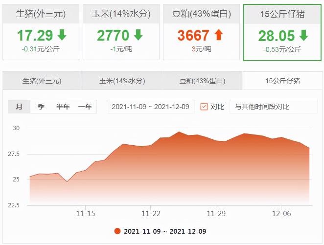 目前小豬價格（今日仔豬價格）