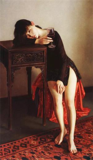油画价格怎么定位（35年专注画青春美少女）