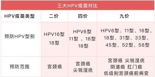宫颈癌疫苗9价多少钱（2价）