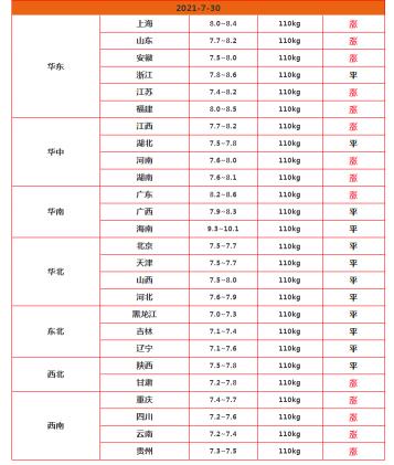 豬價格多少錢一斤（豬價）